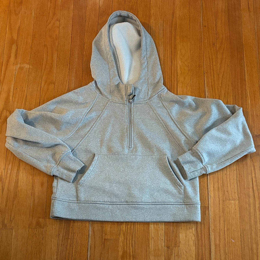 Womans Gray Hoodie Jacket
